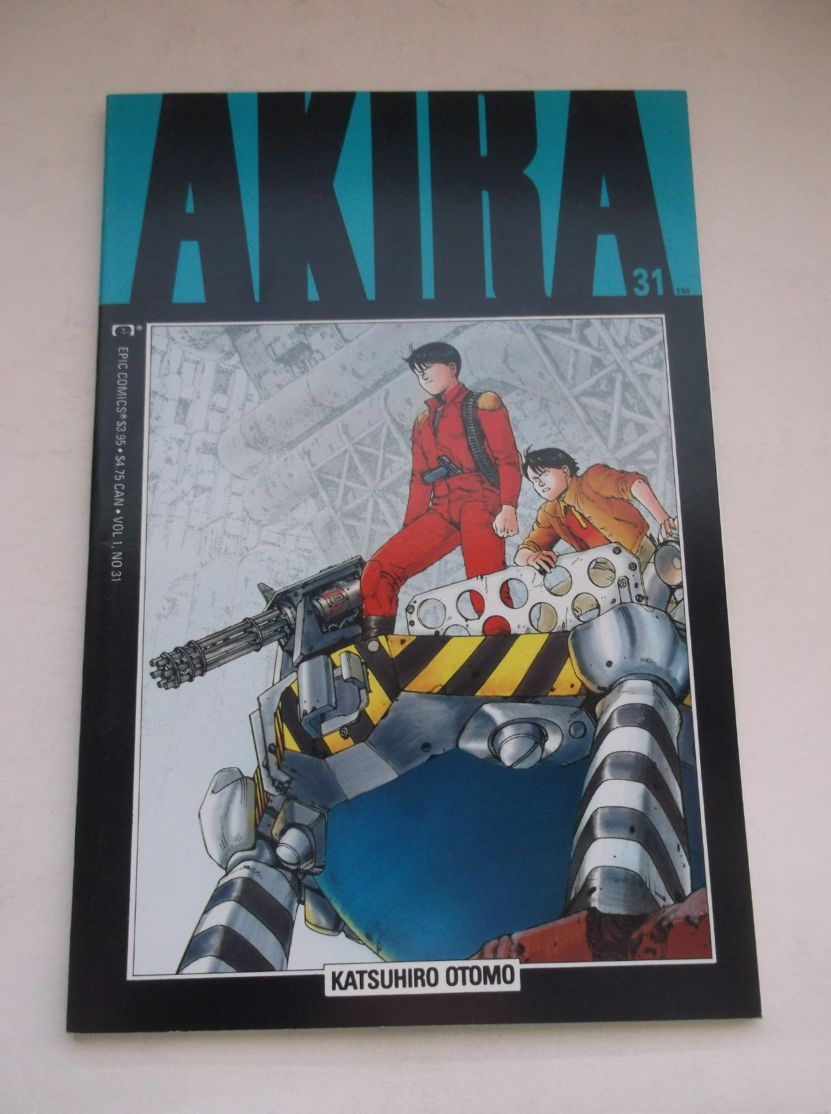 EPIC COMICS: AKIRA #31, KATSUHIRO OTOMO, NUMERO SUCCESSIVO RARO, 1991, QUASI NUOVO (9.4)!!!