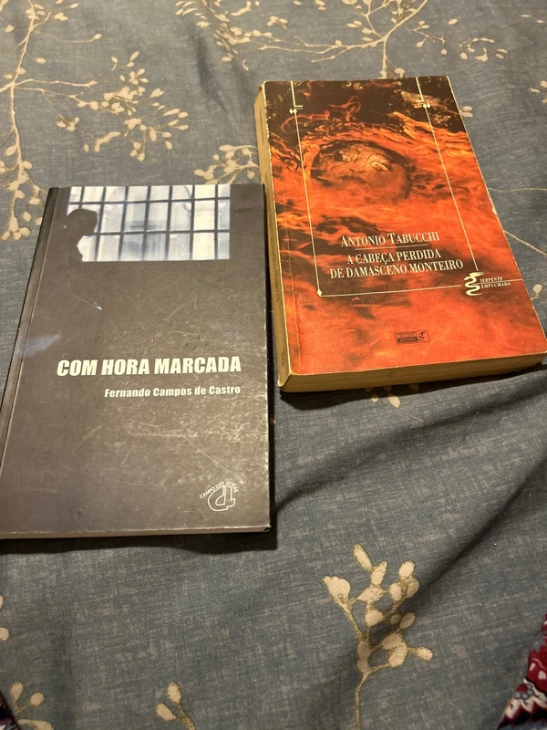 Pack 2 livros portugueses – António Tabucchi + Fernando Campos de Castro