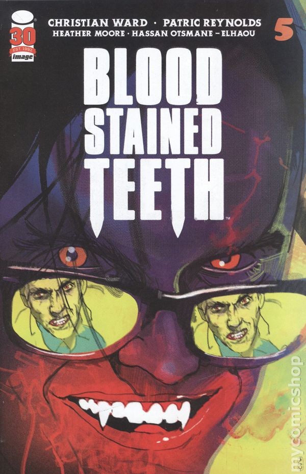 Blood Stained Teeth #5A NM 2022 Stock Image