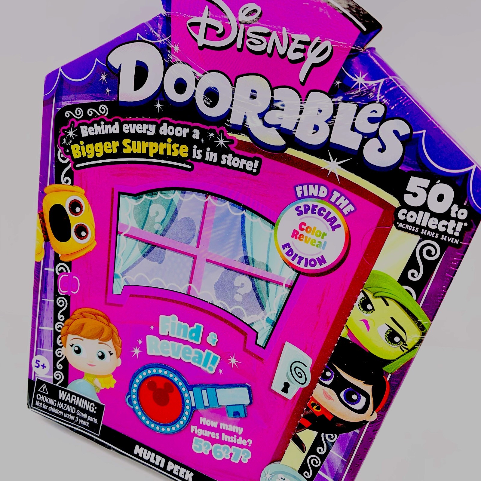 Disney DOORABLES Multi Peek Serie 7 Color Reveal Edizione Speciale - NUOVO E SIGILLATO