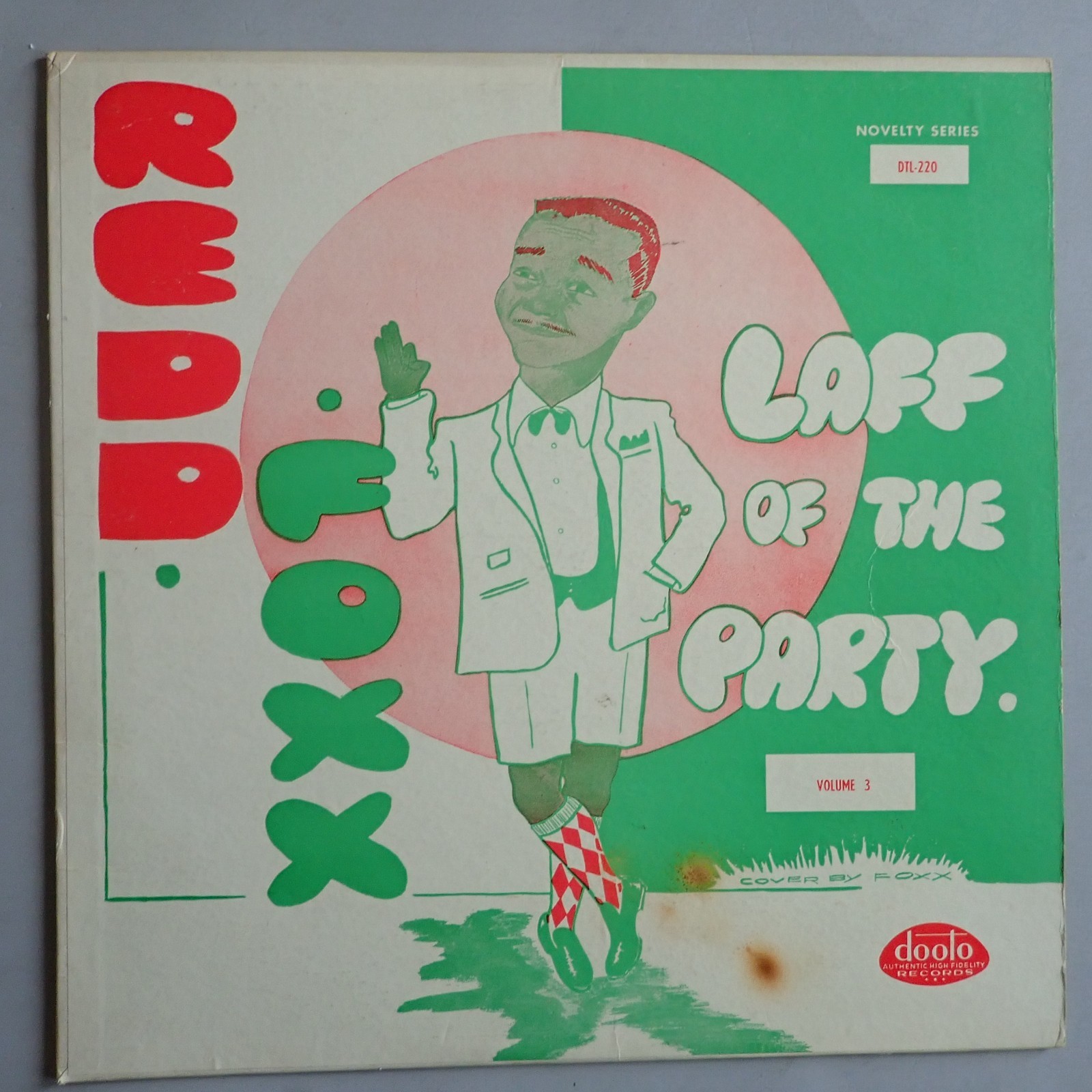 Redd Foxx The Laff Of The Party Vol 3 Vinyl LP 1956 1st Mono Dooto DTL-220 VG+