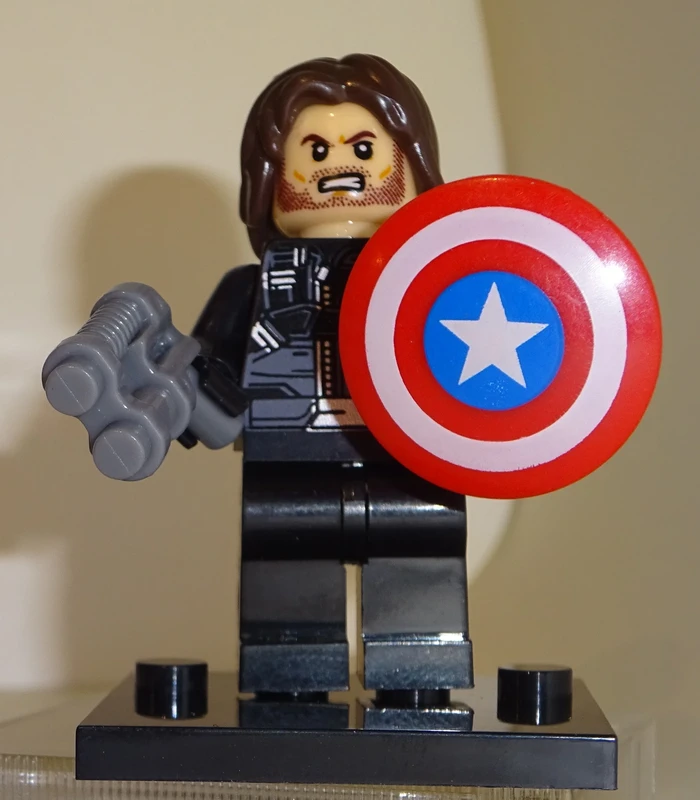 Minifigures Super Eroi Cap America6       Compatibile legoB1