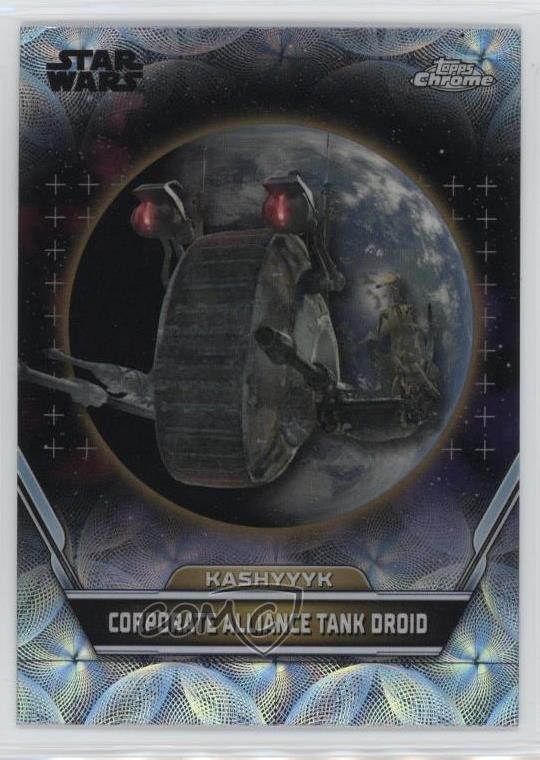2024 Chrome Star Wars Hyperspace Kashyyyk Coporate Alliance Tank Droid #21 1i3m