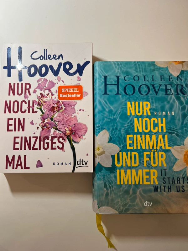 Colleen Hoover – Nur noch ein einziges Mal + Nur noch einmal und für immer | Set 💖🩵