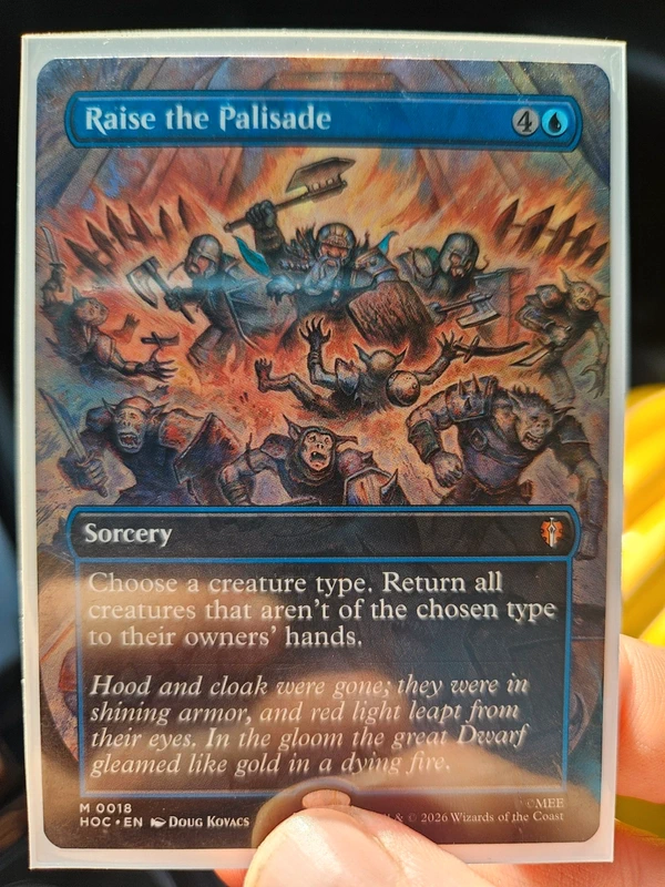 Magic Raise the palisade