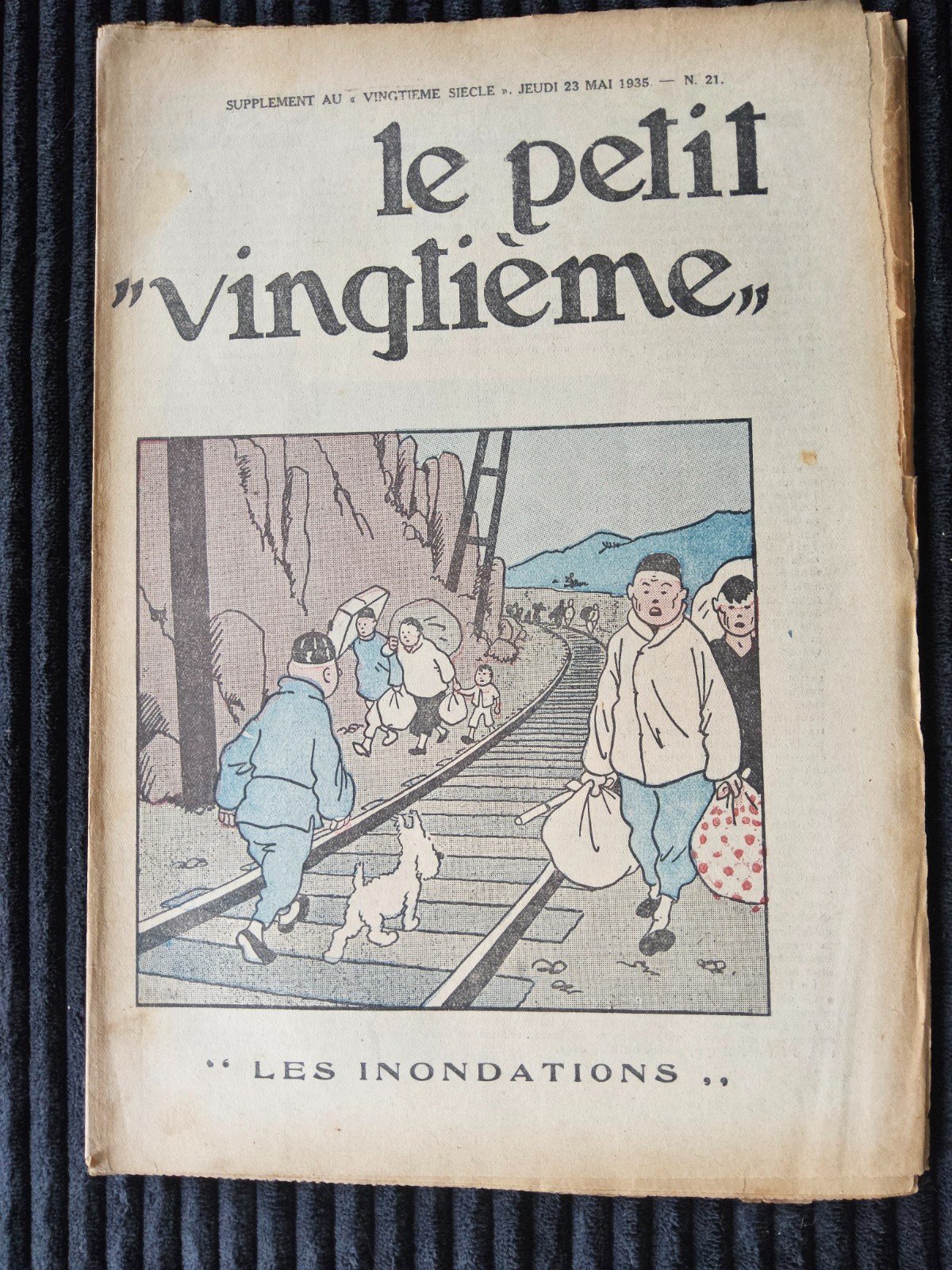 Tintin - Petit Vingtième - Numéro 21 de 1935