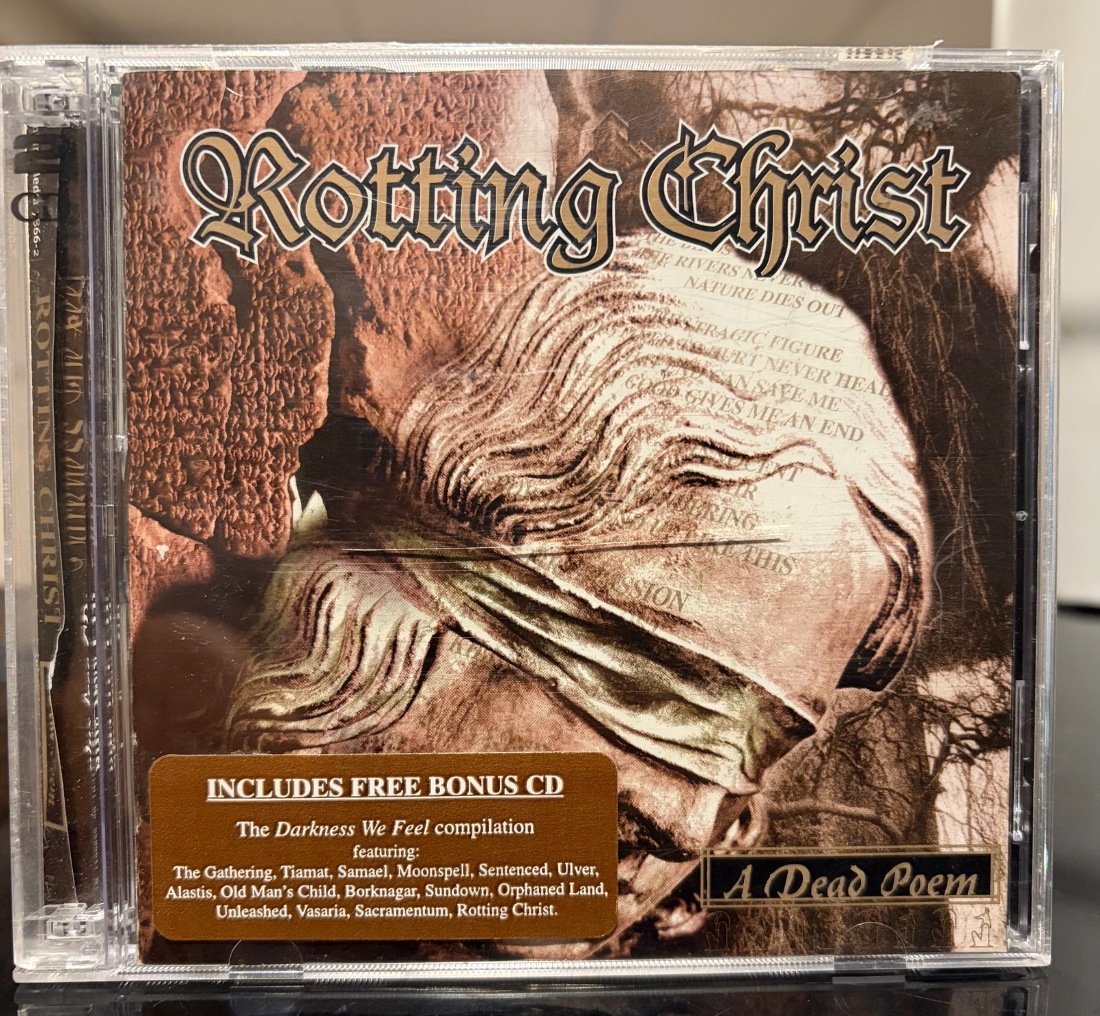 ROTTING CHRIST  A Dead Poem  CD  With Bonus Disc 1997 Century Black release