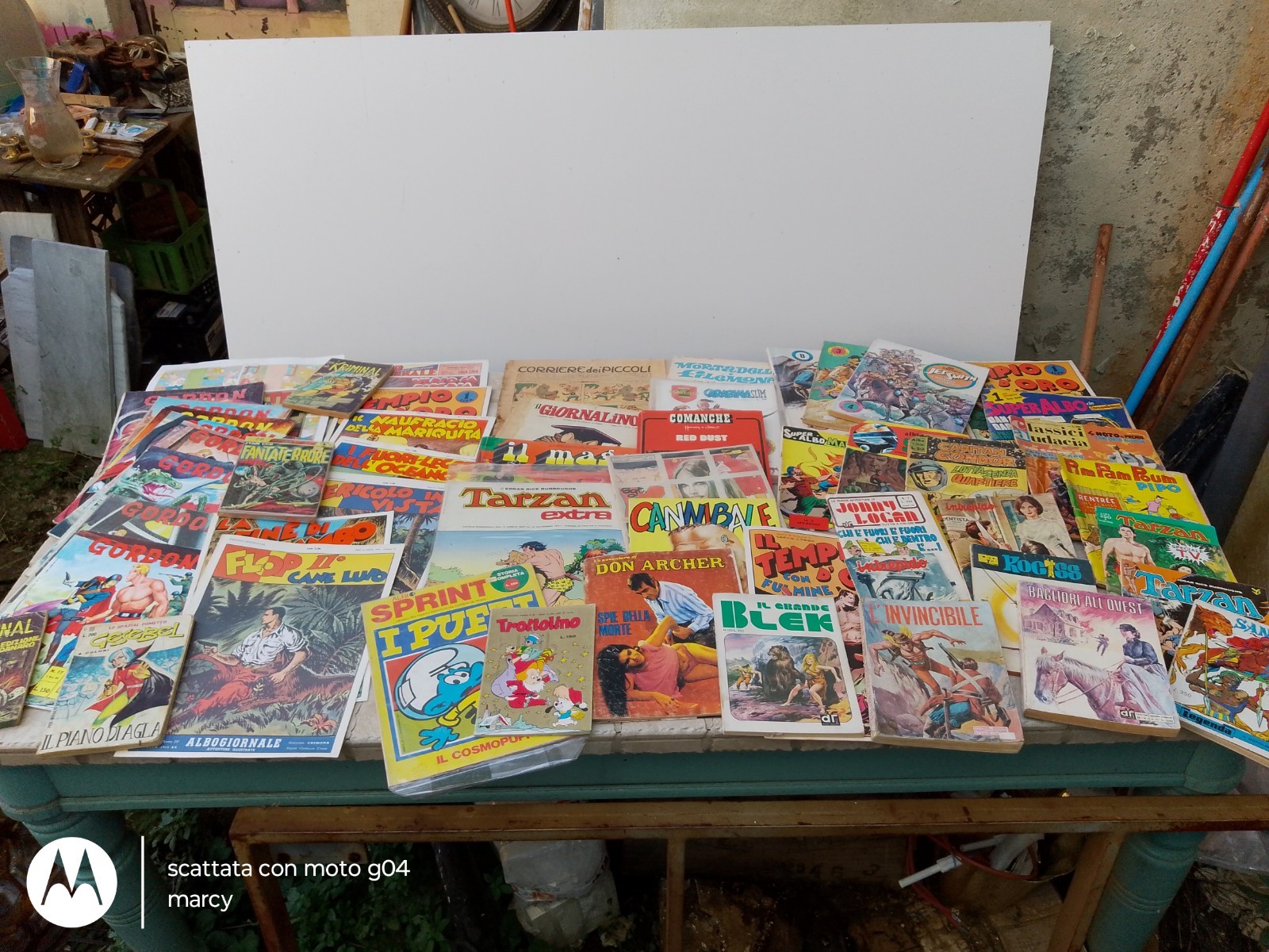 MEGA LOTTO FUMETTI SVUOTA SCAFFALE ANNI 60 WEST TARZAN GORDON SPADA AUDACE