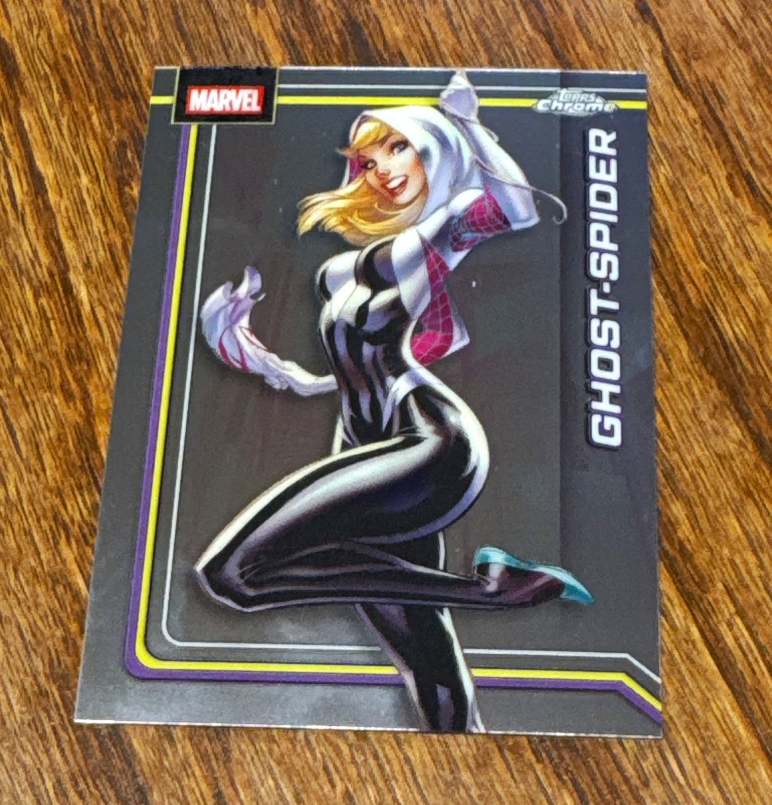 Carta Topps 2026 Topps Chrome Marvel Ghost-Spider Gwen Stacy #042