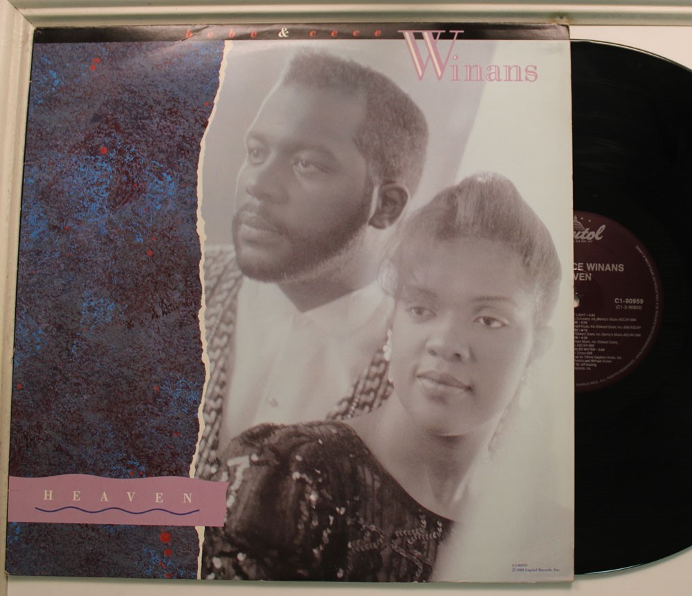 Bebe & Cece Winans Lp Heaven On Capitol - Vg++ / Vg++