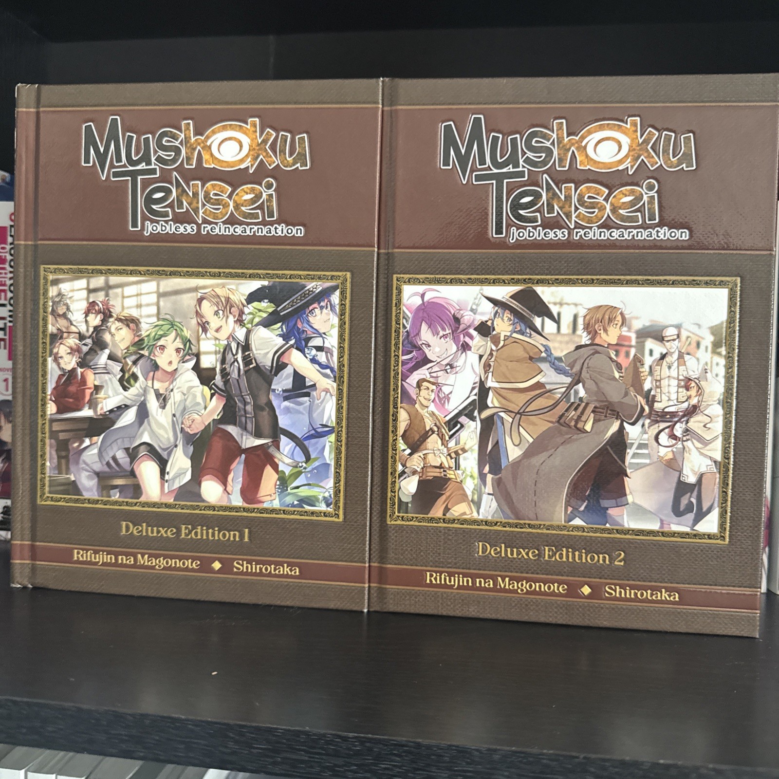 Mushoku Tensei Light Novel Deluxe Edition Volumes 1-2 New Hardcover US Authentic