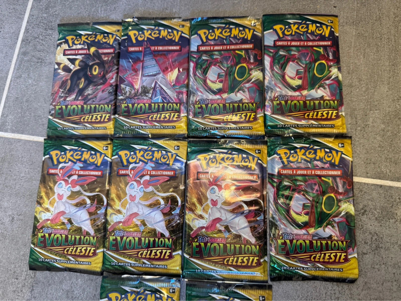 Lot booster Pokémon évolution céleste