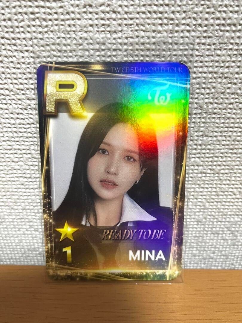 DUE VOLTE Mina WORLD TOUR PRONTO PER ESSERE SSJYP Superstar LTD Photocard...