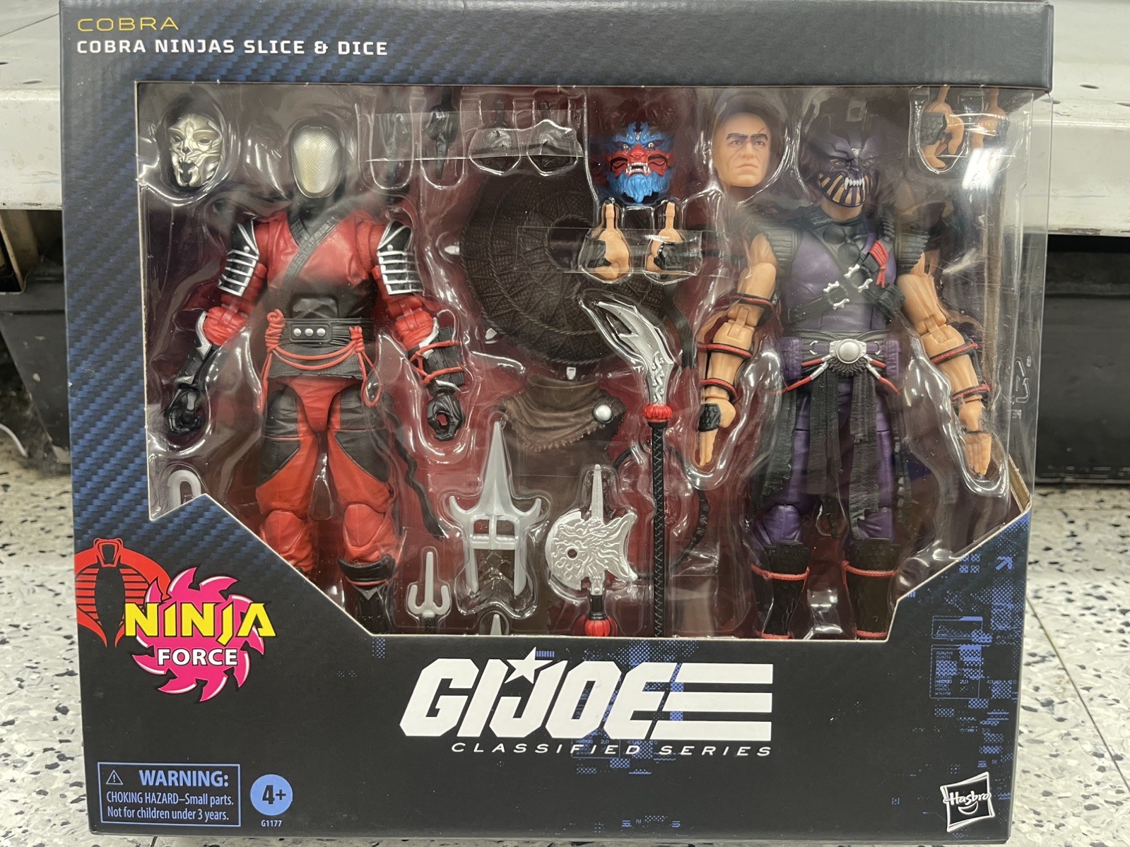 Rara G.I. Joe Classified #160 Ninja Force 🔥 Cobra Ninja SETTE E DADI 