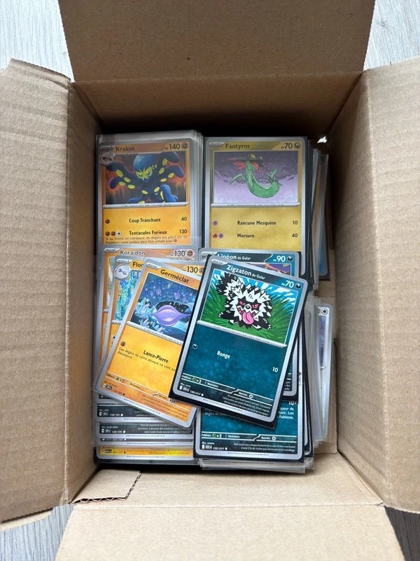 Gros lot de 391 cartes Pokémon FR – 4 collections différentes 🎴