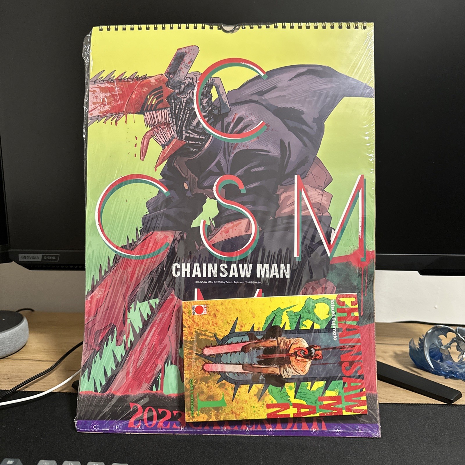 Planet Manga - Chainsaw Man Calendario 2023 + Numero 1 Variant - Nuovo ITALIANO
