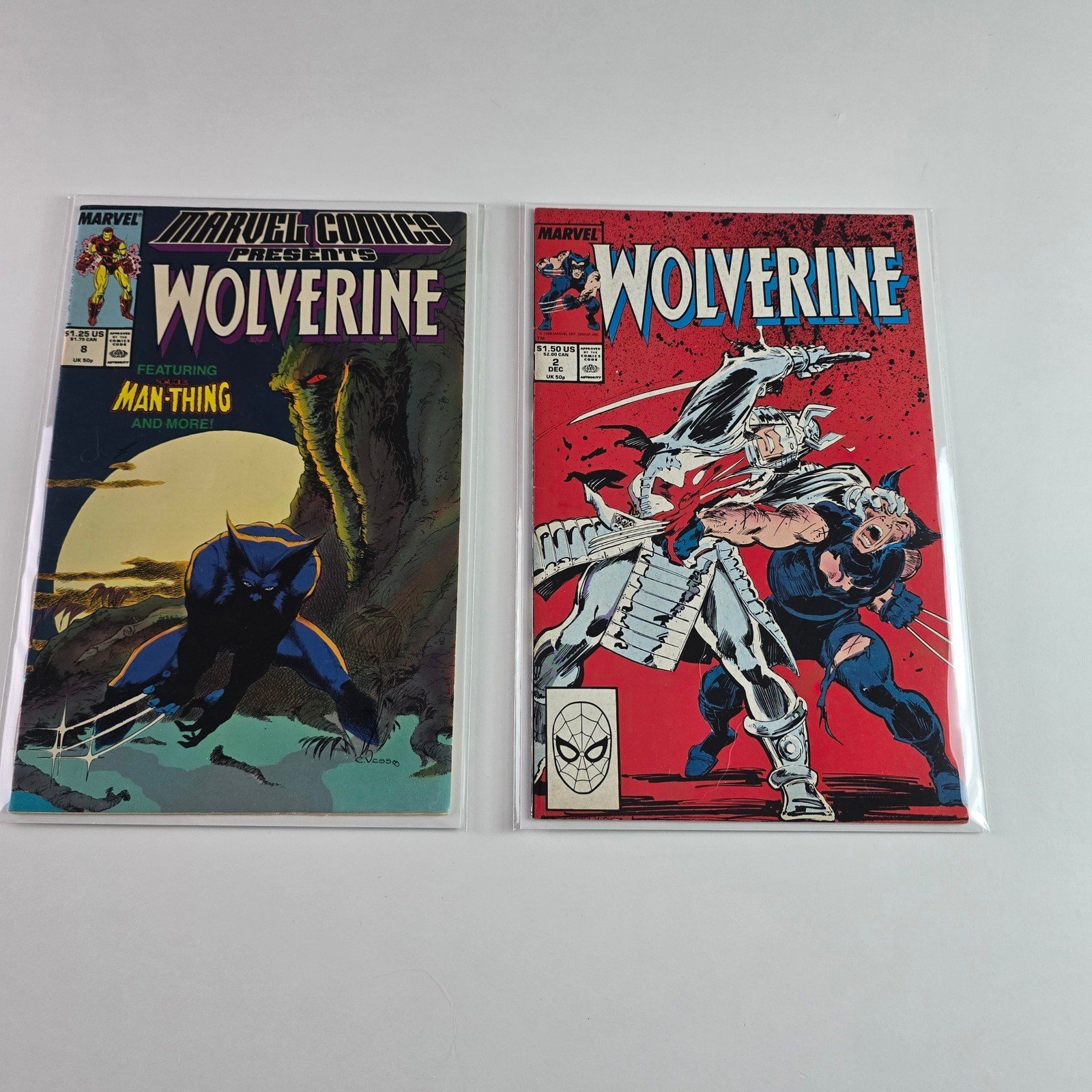 Lotto fumetti Marvel Wolverine Marvel Comics presenta 8 Wolverine 2 Silver Samurai