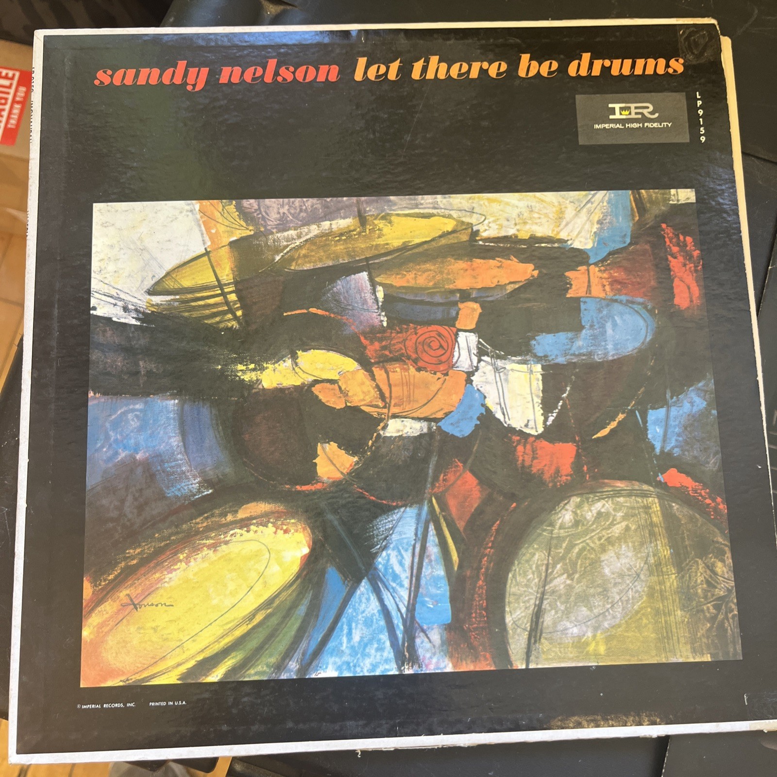 Let There Be Drums by Sandy Nelson - 1961 Vinyl Record LP - Imperial LP-9159