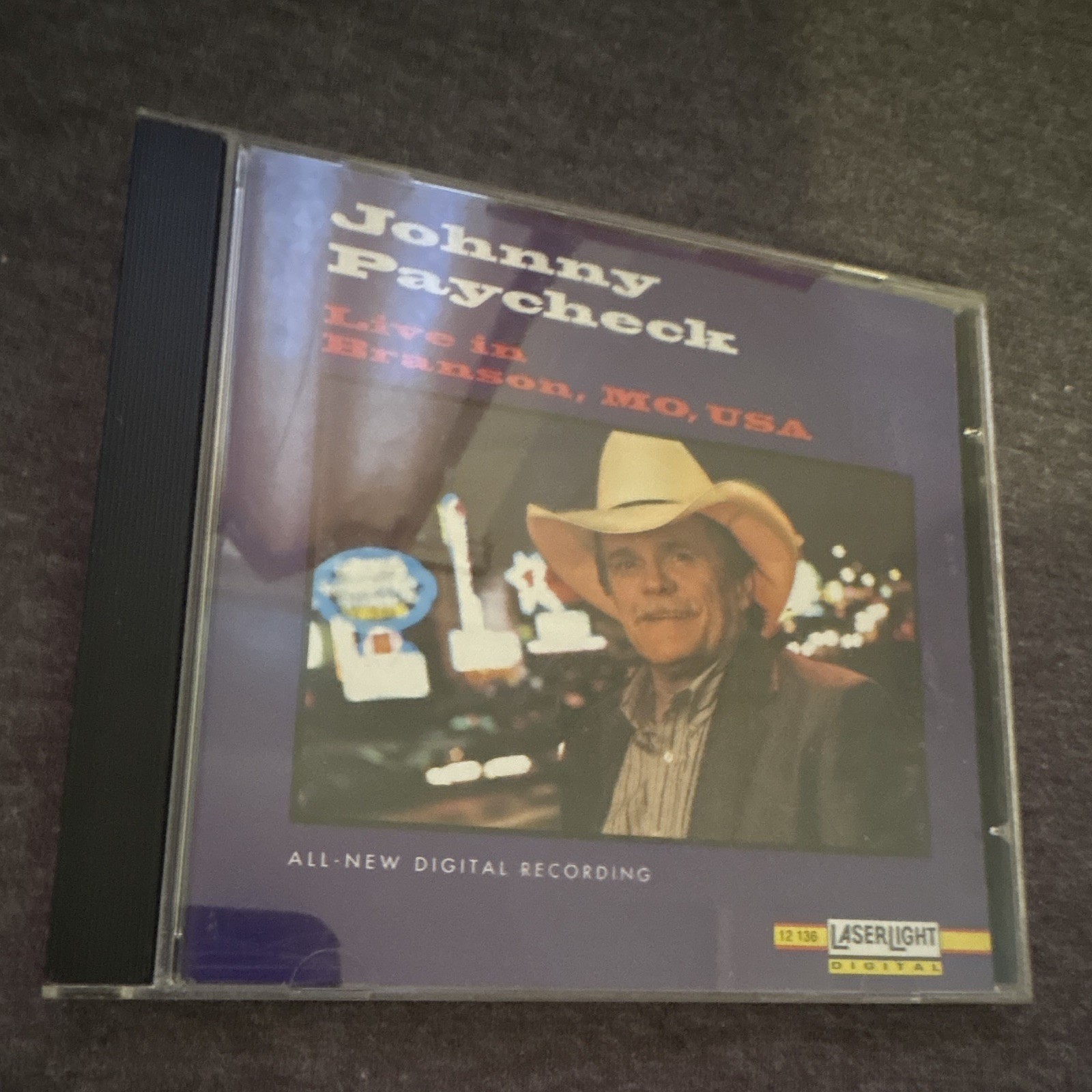 Johnny Paycheck Live in Branson, MO, CD LaserLight Digital Country (Unsealed) 