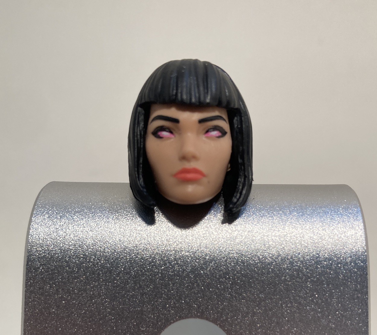 MARVEL LEGENDS IRMA (MINDEE) CUCULO TESTA BRUNA SOLO SCALA 1:12 FORAGGIO PERSONALIZZATO