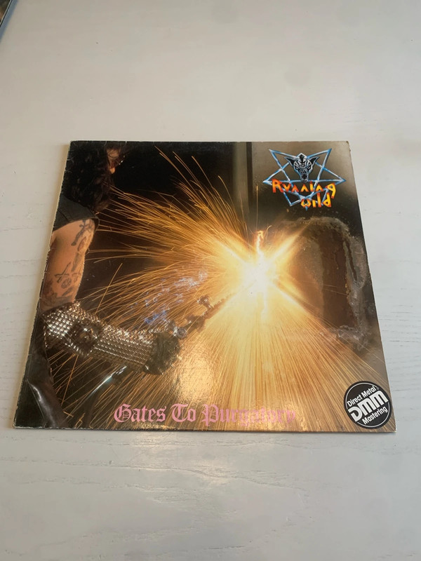 Vinile Running Wilds Gates to The Purgatory Heavy Metal LP Record 1979 Vintage Double Album Rock