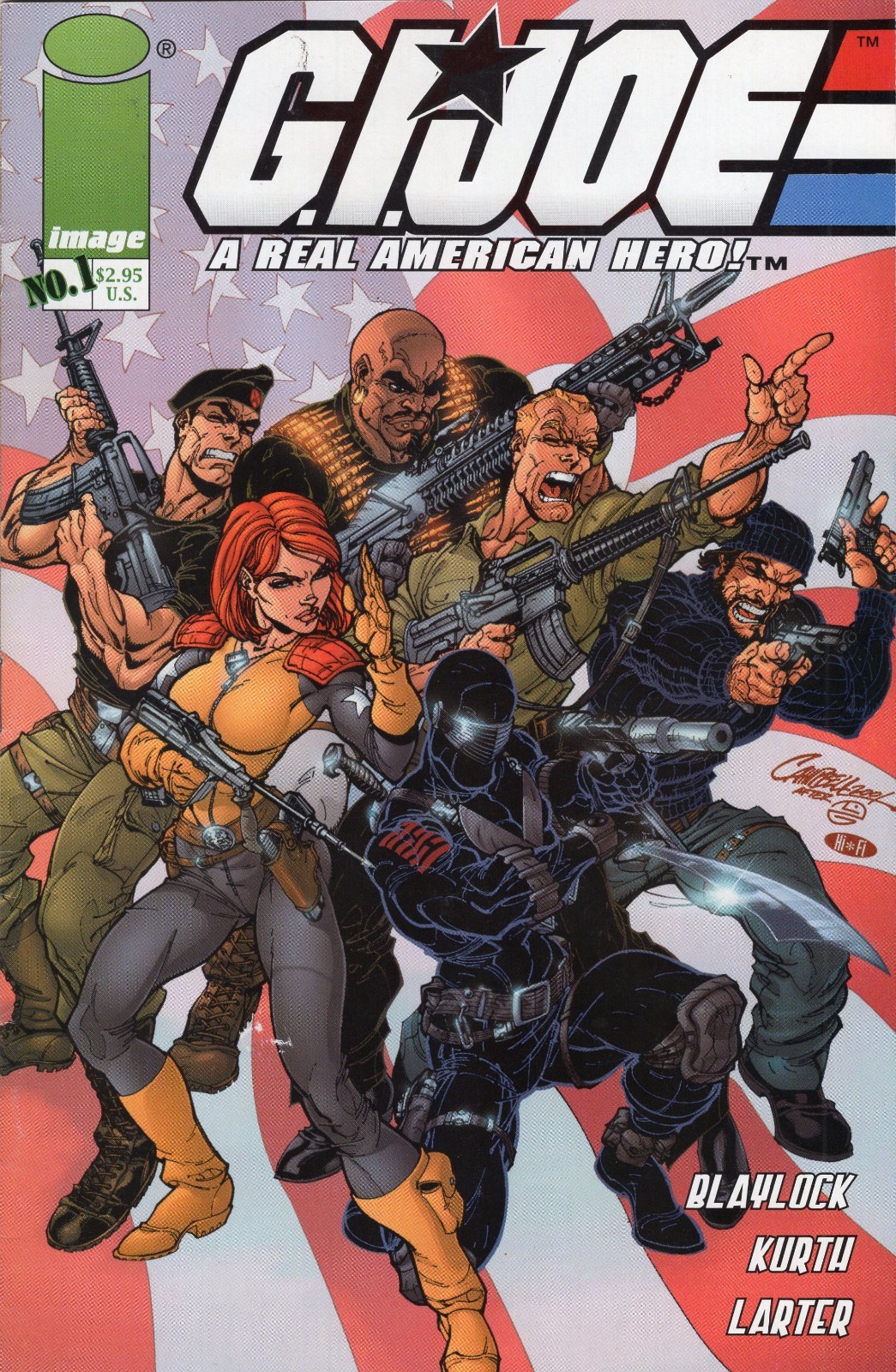 G.I. Joe Real American Hero #1 Image Comics 2001 quasi nuovo -