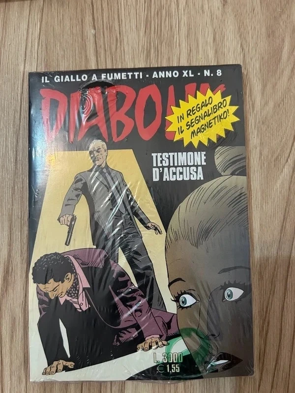 Diabolik n. 8 - anno XL - con il segnalibro magnetiko
