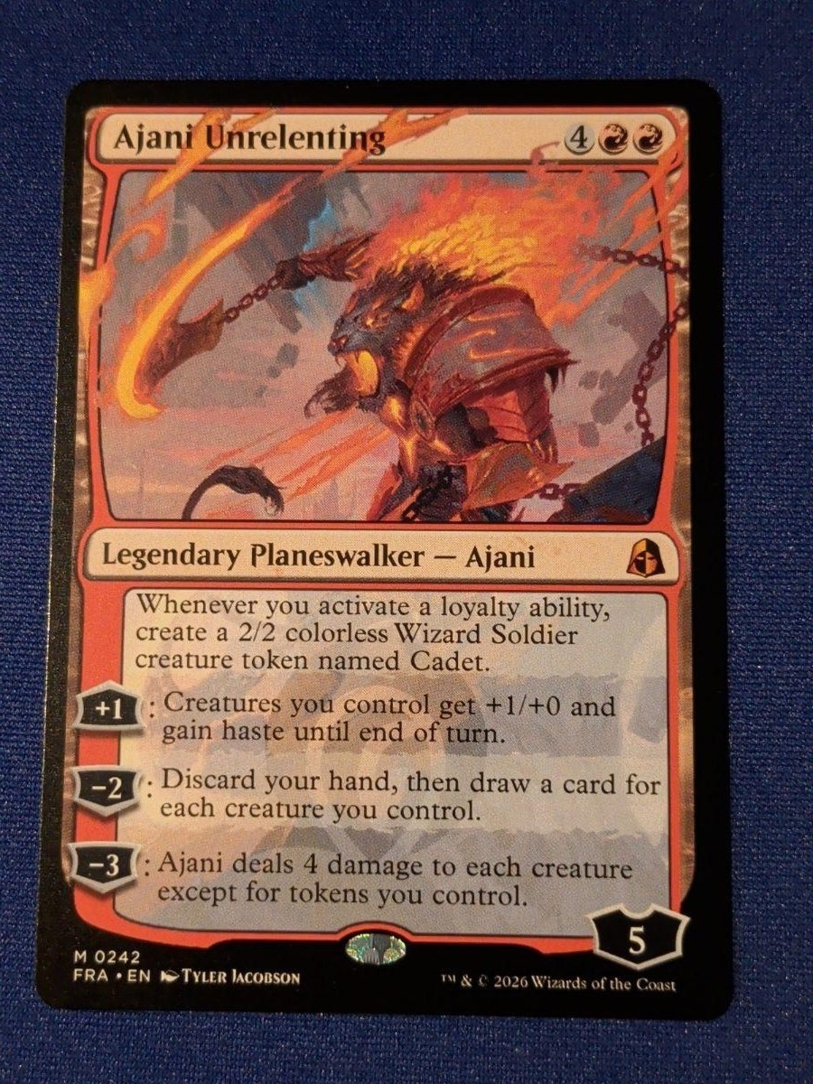 Frattura realtà inesorabile Ajani #242 quasi nuovo MTG