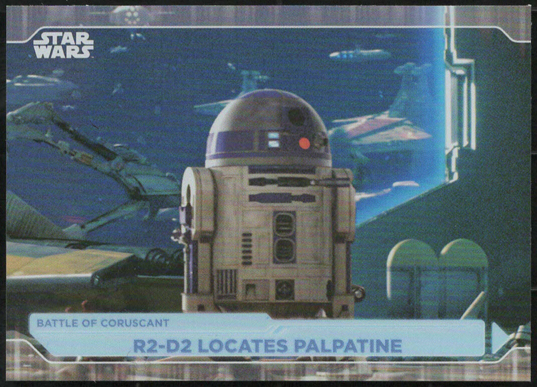 2021 Topps Star Wars: Battle Plans FOILBOARD PARALLELO #24...R2-D2 LOCALI