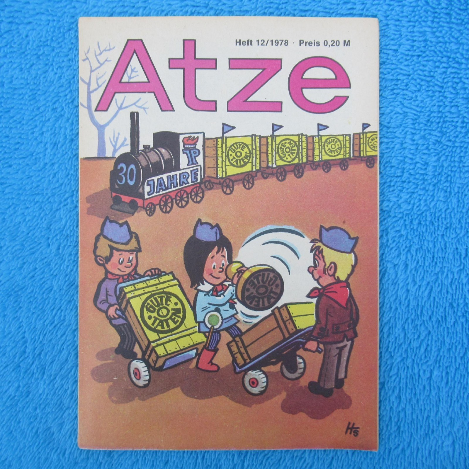 ATZE n. 12 del 1978 Fix und Fax Pats avventura di viaggio Jürgen Kieser DDR Z1