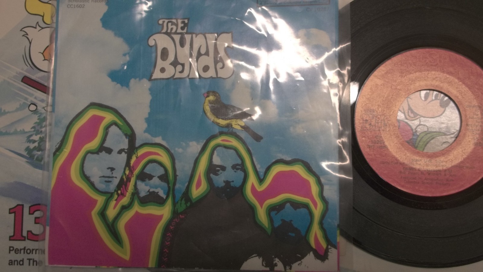 the byrds 45 rpm record picture sleeve ep 45 /very good