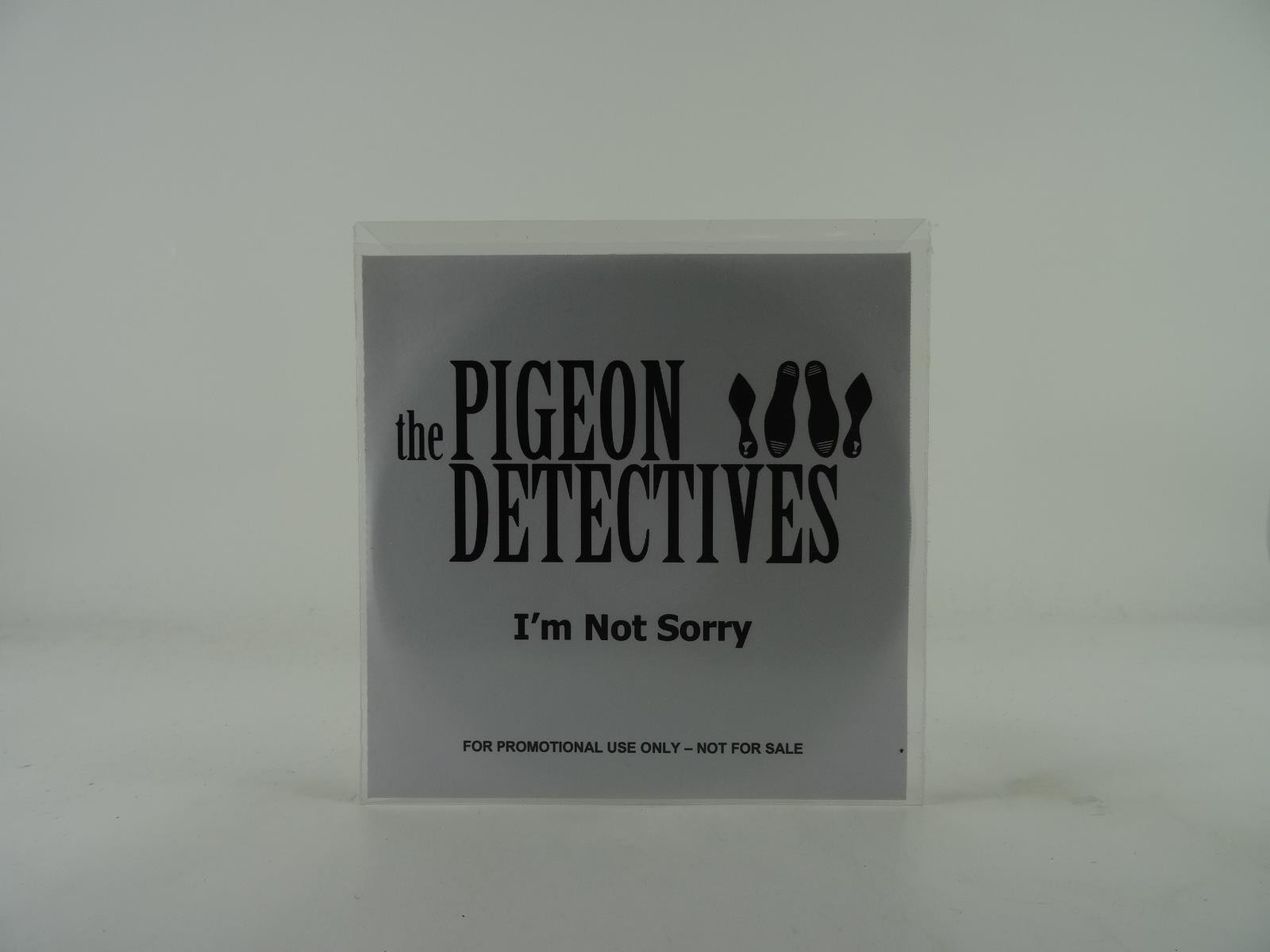 THE PIGEON DETECTIVES I'M NOT SORRY (A50) 1 Track Promo CD Single plus White Sle