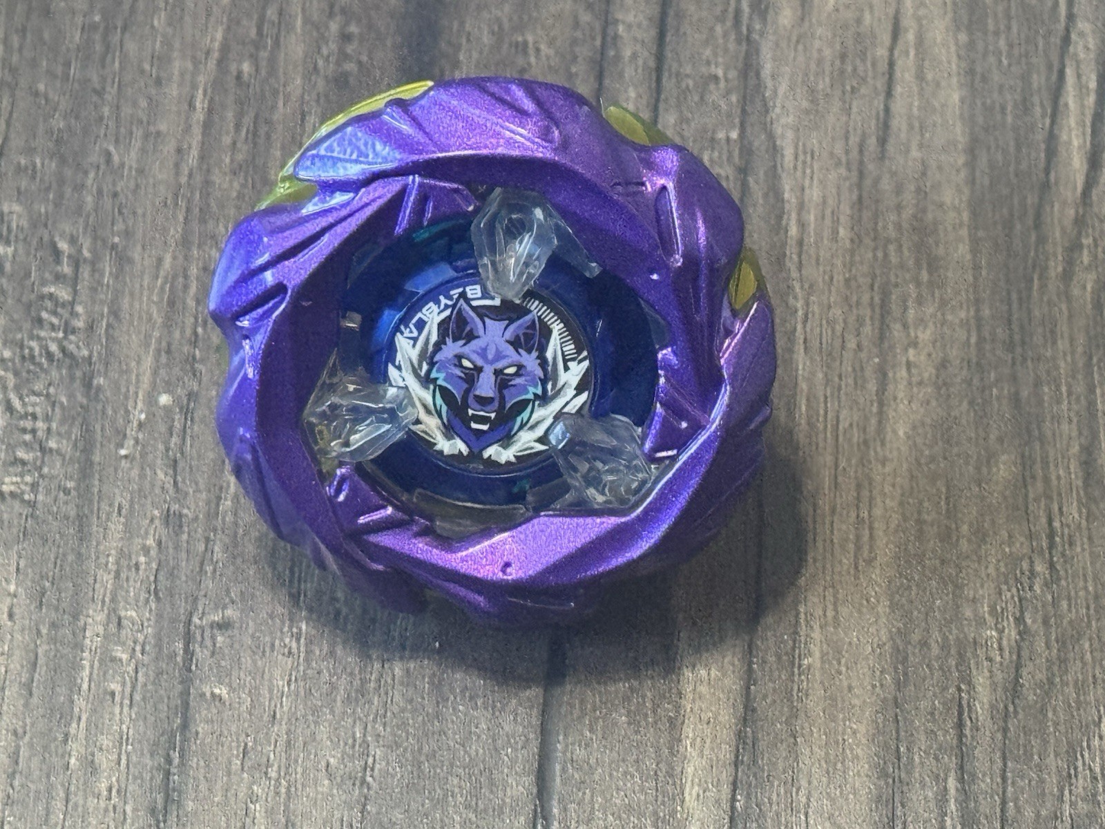 Cappotto Beyblade X UX 21 Viola Metallo Argento Lupo 9-70 Rush