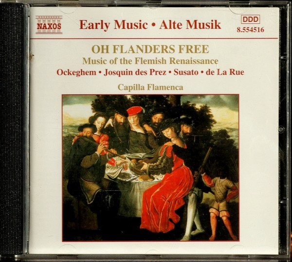 Johannes Ockeghem, J - Oh Flanders Free Music Of The Flemish Renai (CD) Like New