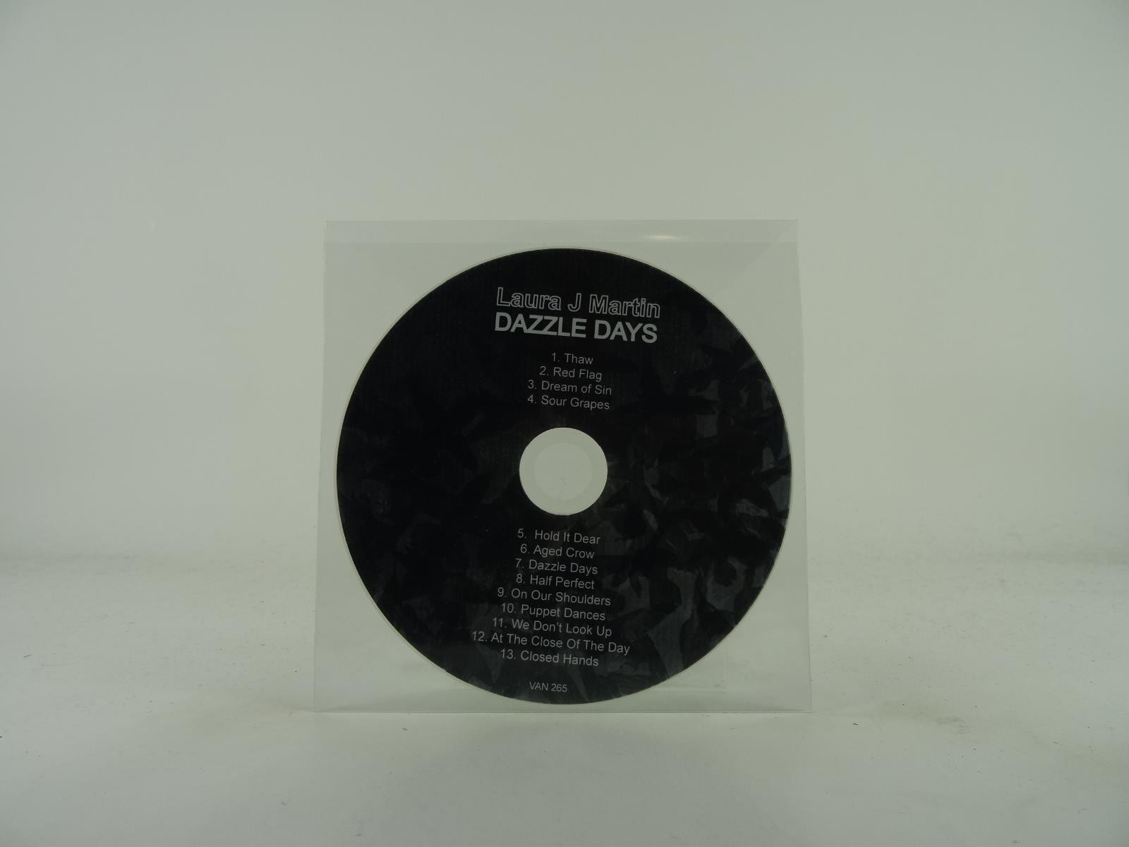 LAURA J MARTIN DAZZLE DAYS (101) 13 Track Promo CD Album including Plastic Sleev