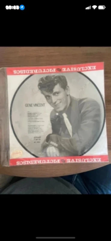 vinyle 33 tours picture gene Vincent 1983