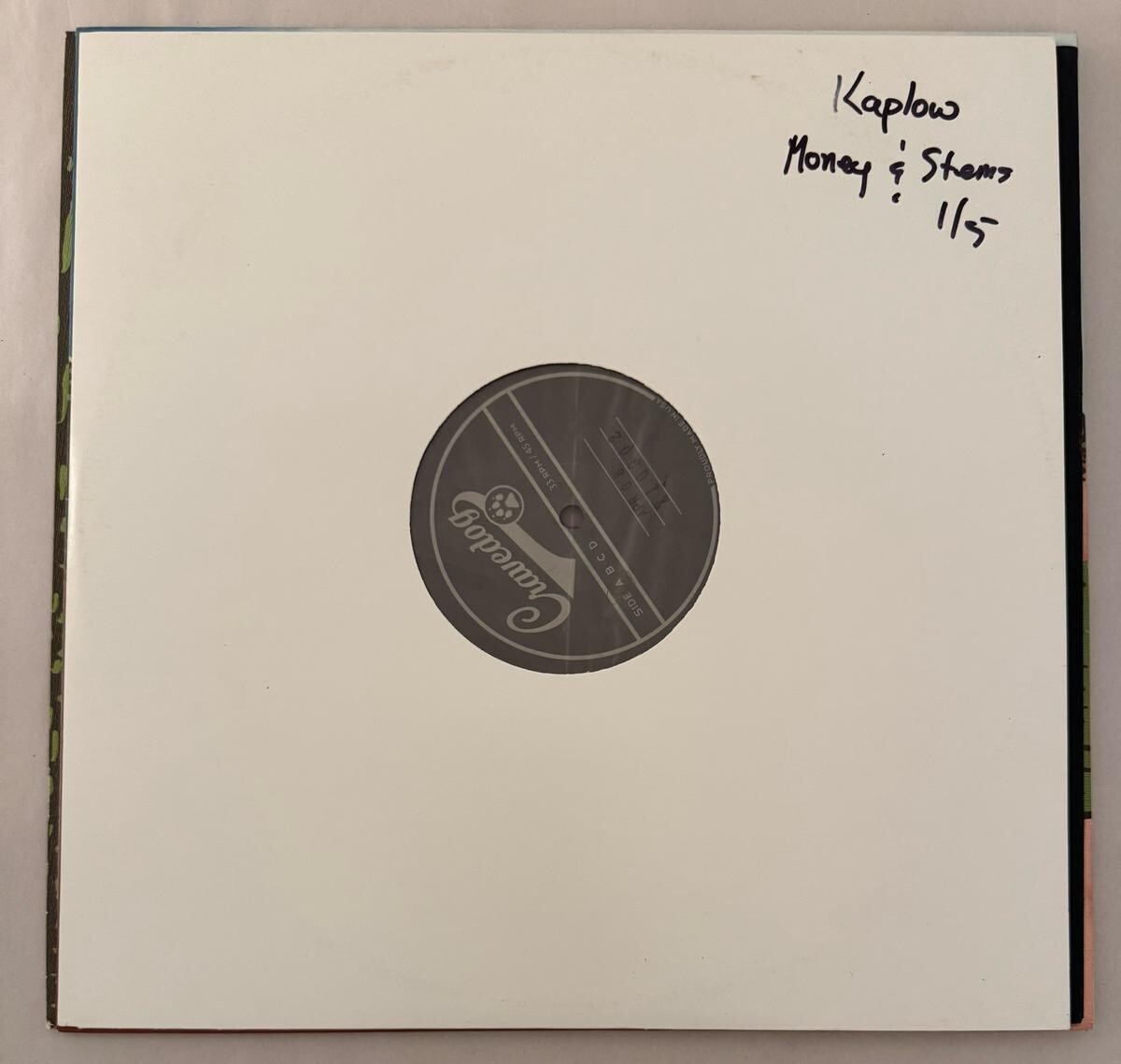 JOE KAPLOW – SENDING MONEY AND STEMS - VINYL LP #1/5 TEST PRESSING BLACK VG+ A19