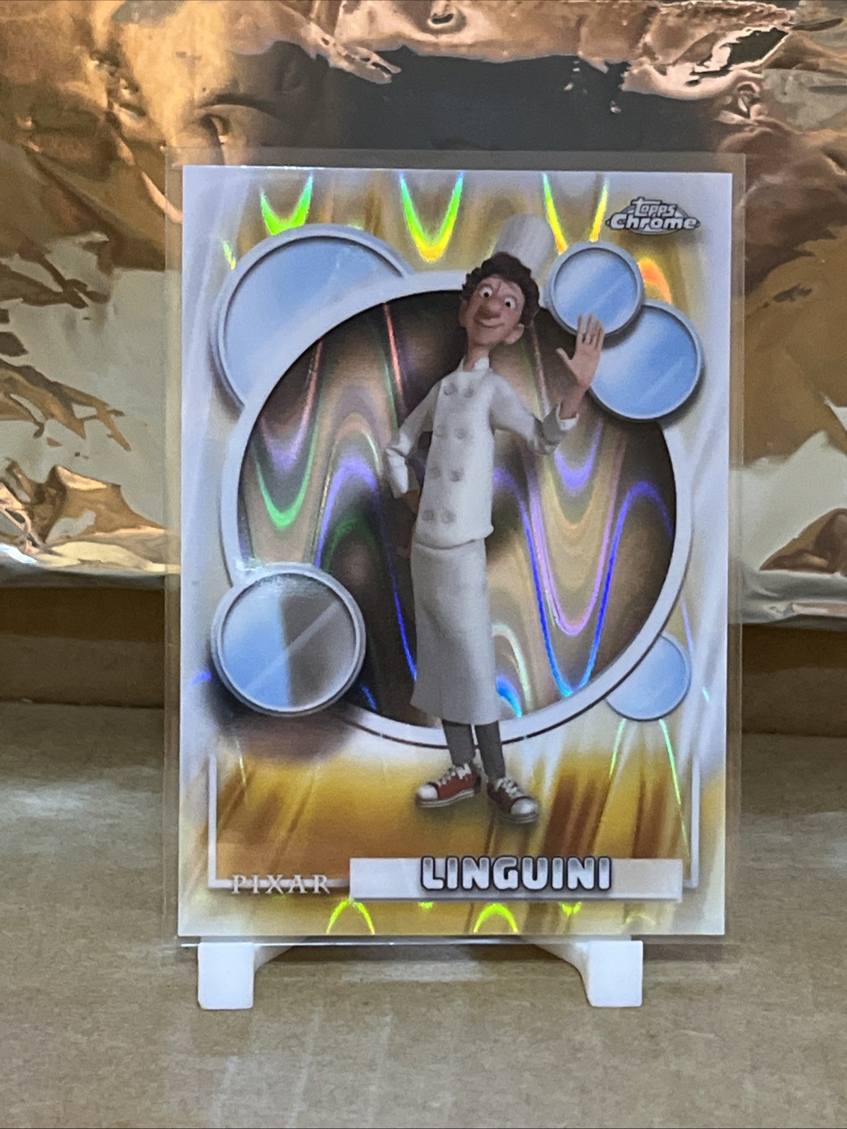 2026 Topps Chrome Disney Pixar Linguini #48 RayWave Rifrattore Ratatouille