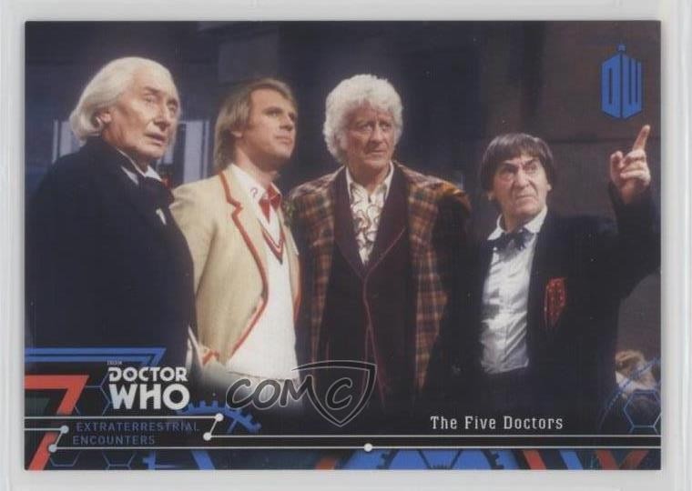 2016 Topps Doctor Who Incontri Extraterrestri Blu 4/99 I Cinque Dottori 1j8