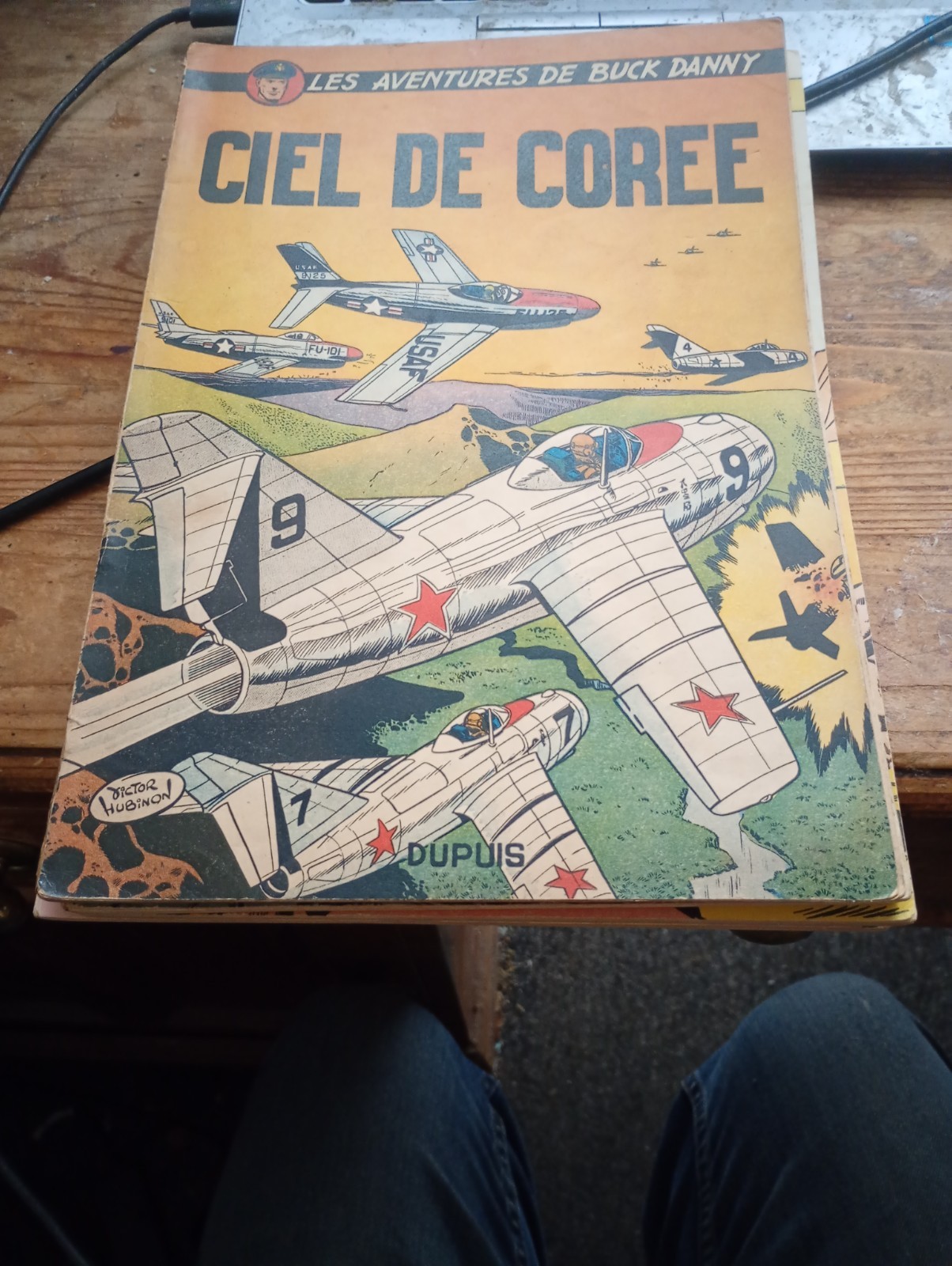 Ciel de COREE BUCK DANNY HUBINON CHARLIER dupuis 1954