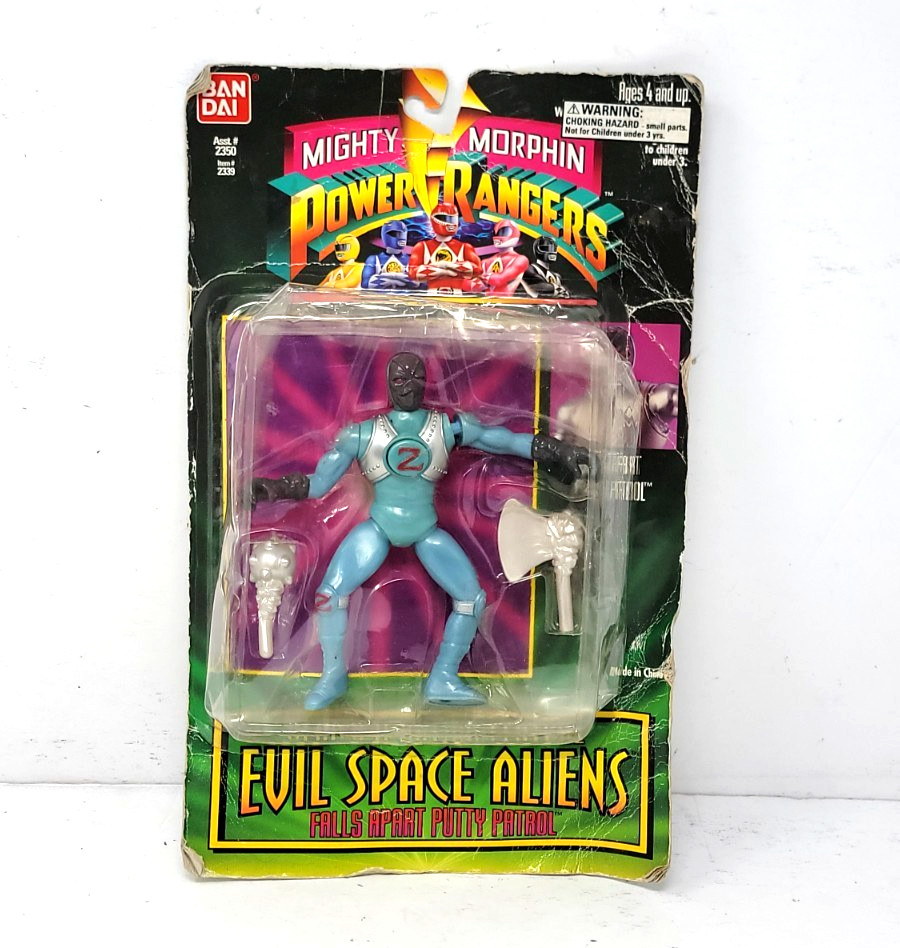 Vintage Mighty Morphin Power Rangers Evil Space Aliens Falls Apart Putty Patrol