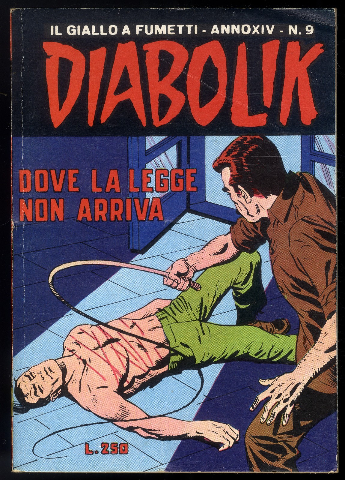 DIABOLIK ANNO XIV N° 9 - L. 250 - 28 APRILE 1975 - ASTORINA - OTTIMO / EDICOLA