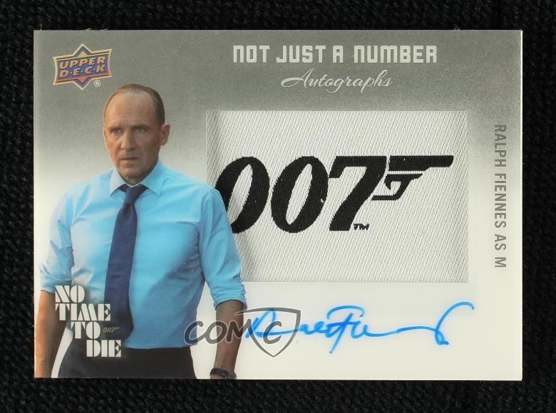 2025 James Bond No Time To Die Not Just A Number Ralph Fiennes as M Auto 17id