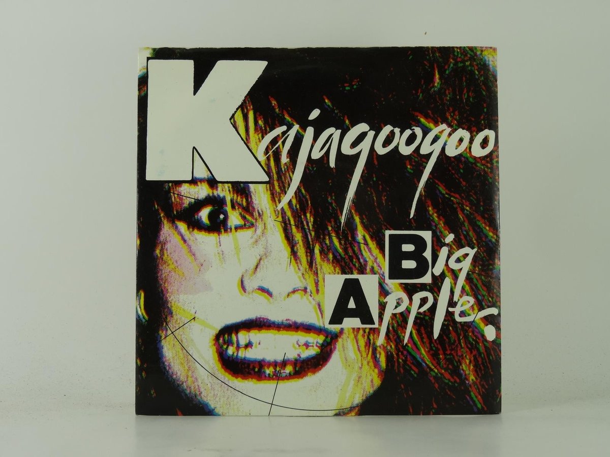KAJAGOOGOO BIG APPLE (4) (33) 2 Track 7" Single plus Picture Sleeve EMI RECORDS