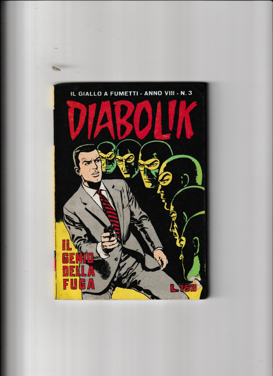 lotto 7 fumetti  diabolik anno VIII edizioni astorina 1969 no resa
