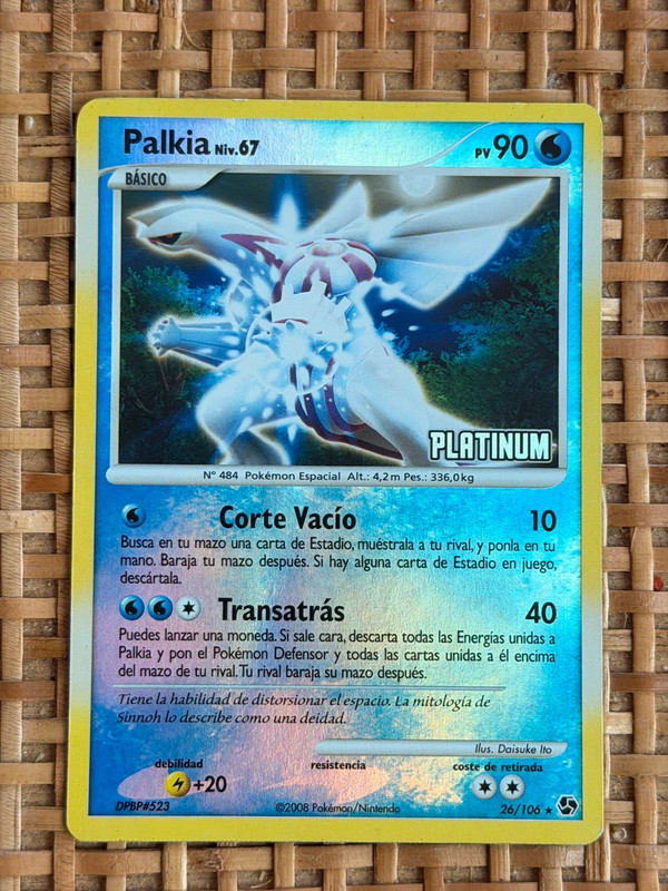 Palkia Reverse Holo Platinum Burger King Promo (2008)
