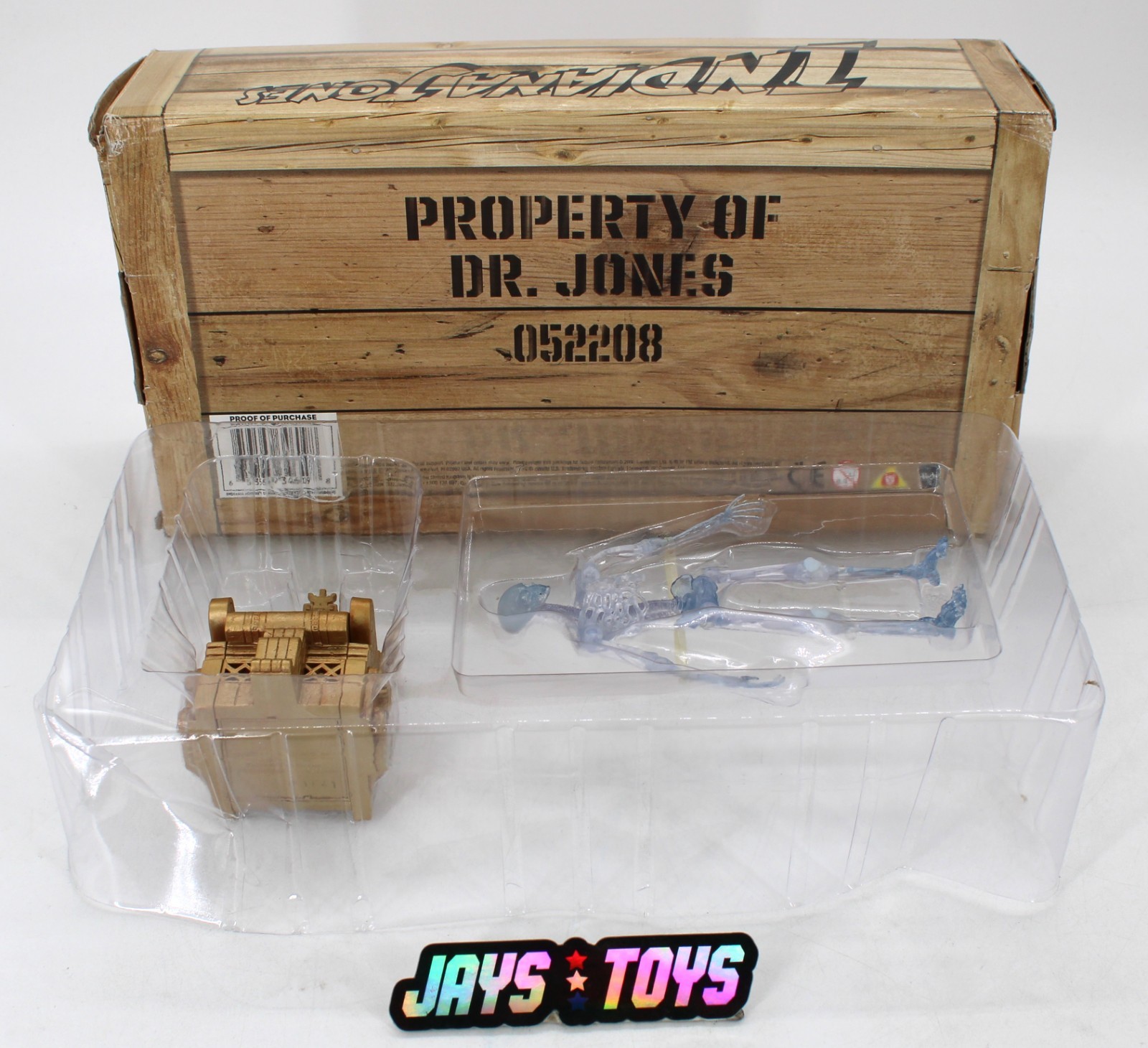Indiana Jones Crystal Skeleton With Throne 2008 Hasbro Mail Away Figure