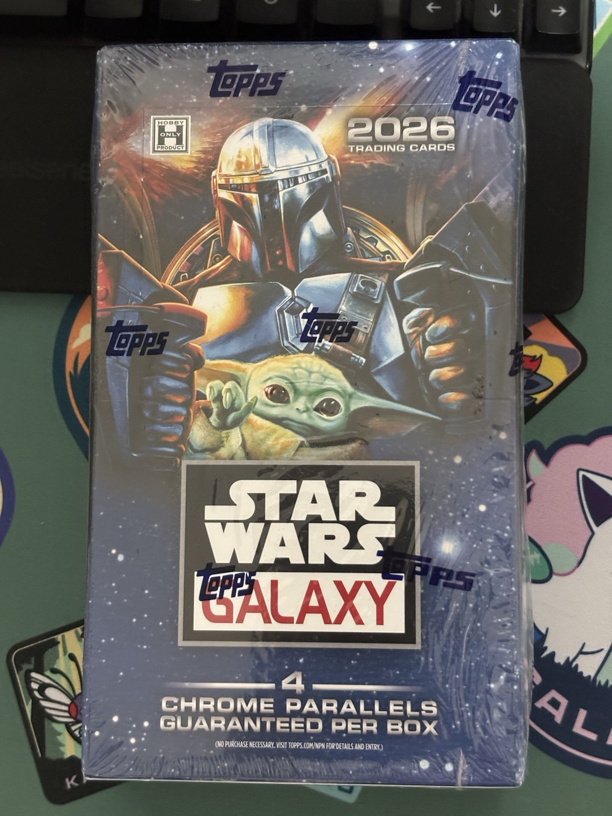 2026 Topps Chrome Star Wars Galaxy Hobby Box nuovo/sigillato in fabbrica