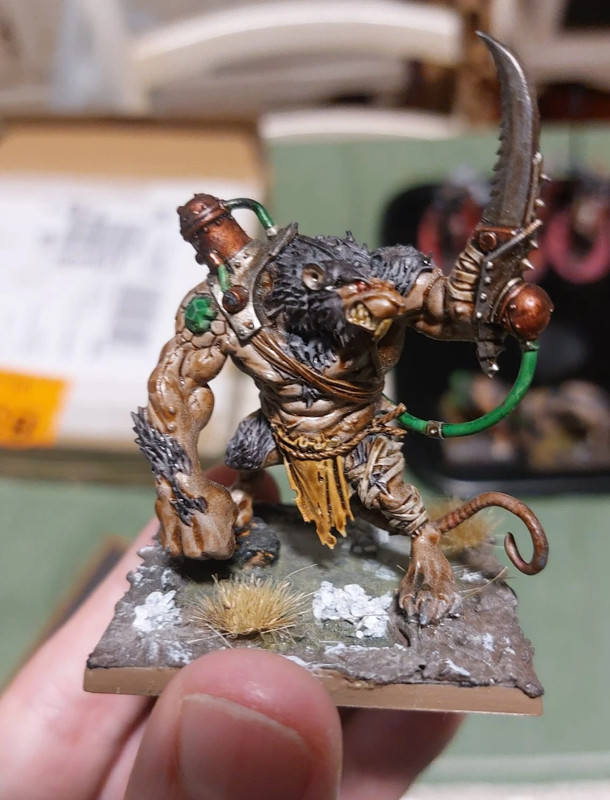 warhammer skaven rattogor isola del sangue peinte #3