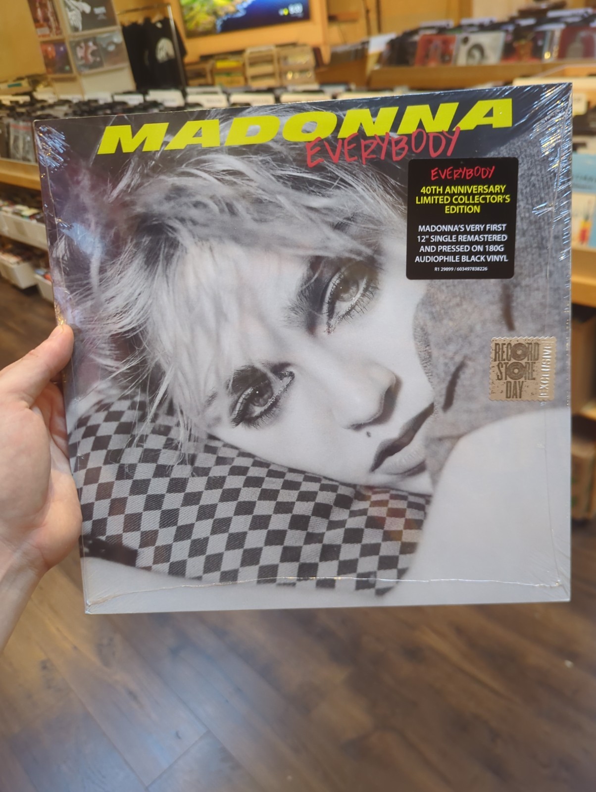 Madonna ‎– Everybody RSD 40th Anniversary Collector’s Edition Vinyl 12" Single